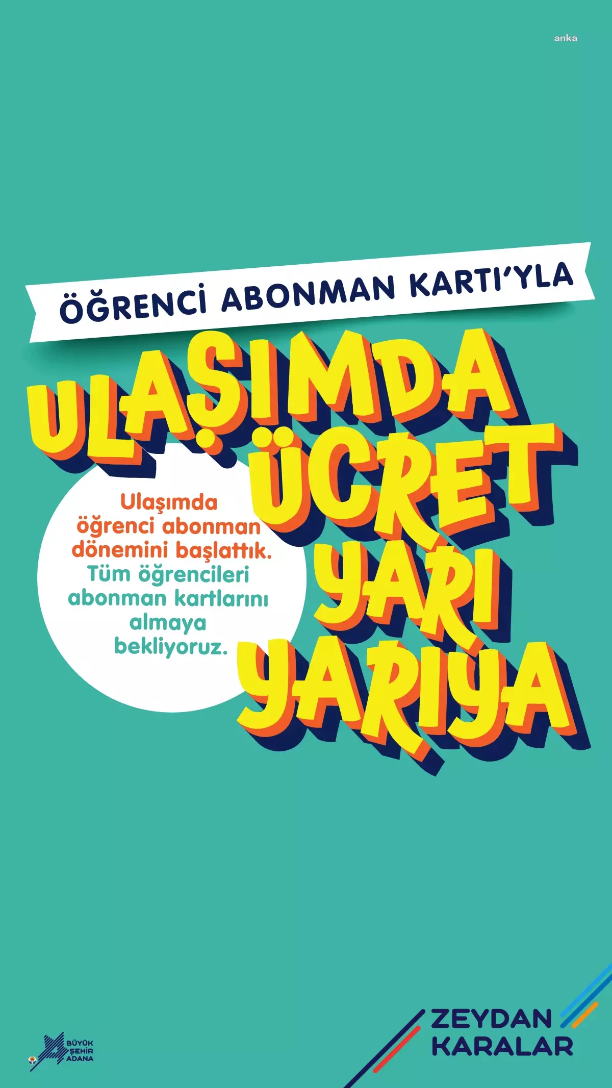 Adana’da Öğrenci Ulaşımını Kolaylaştıran Abonman Kartı Uygulaması Başladı