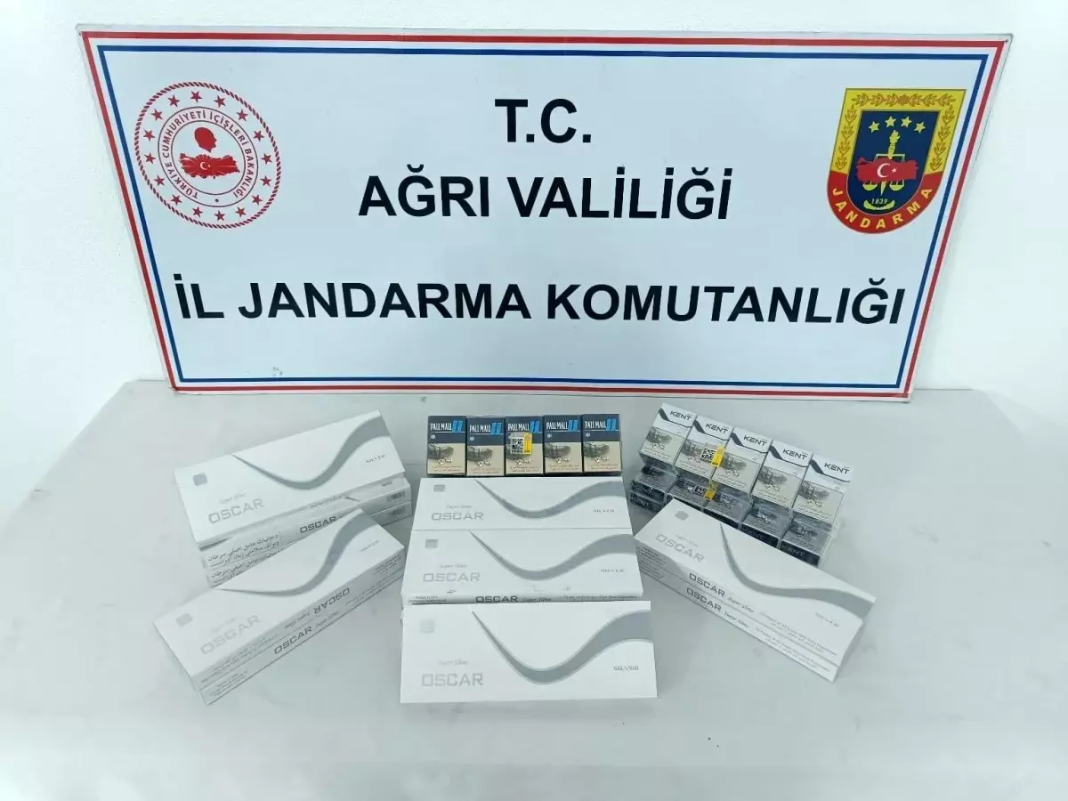 Ağrı’da 5 Bin Kaçak Sigara Ele Geçirildi