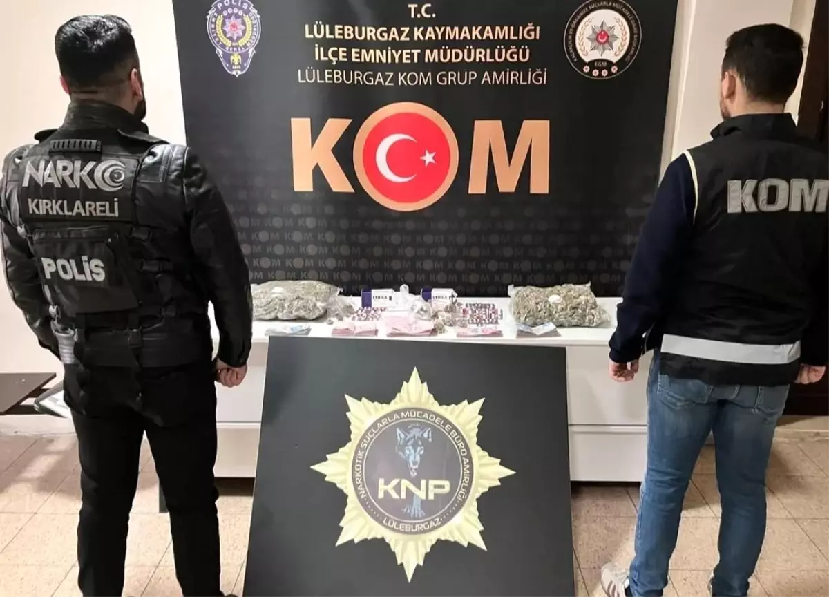 Kırklareli’nde Uyuşturucu Operasyonu